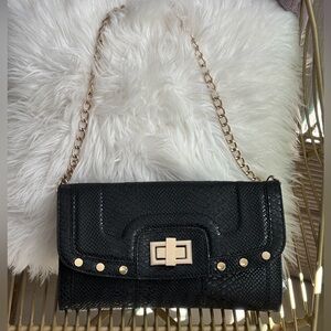 Cache vintage clutch with gold hardware. Barely used.